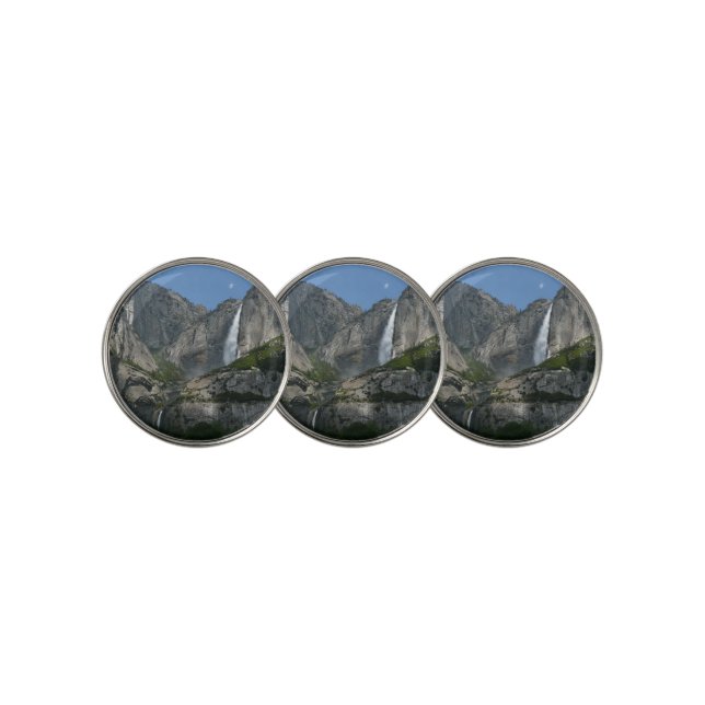 Yosemite Falls III from Yosemite National Park Golf Ball Marker (3 Up)