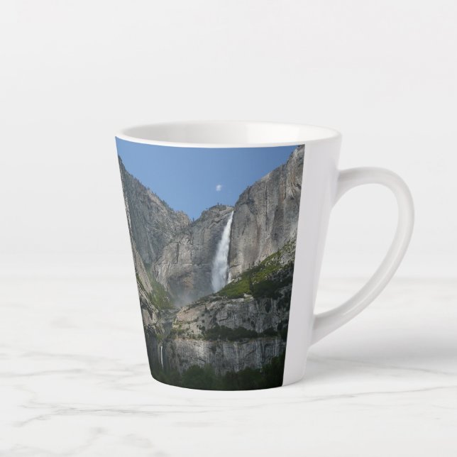 Yosemite Falls III from Yosemite National Park Latte Mug (Right)