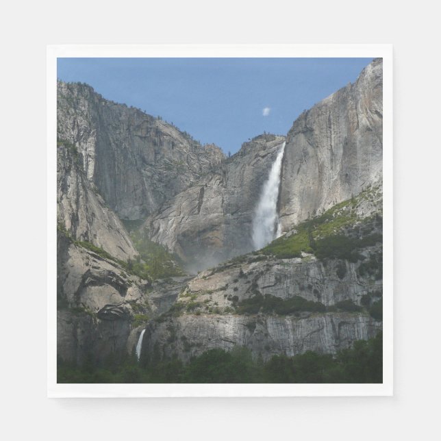 Yosemite Falls III from Yosemite National Park Paper Napkins (Front)