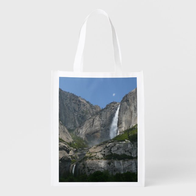 Yosemite Falls III from Yosemite National Park Reusable Grocery Bag (Front)