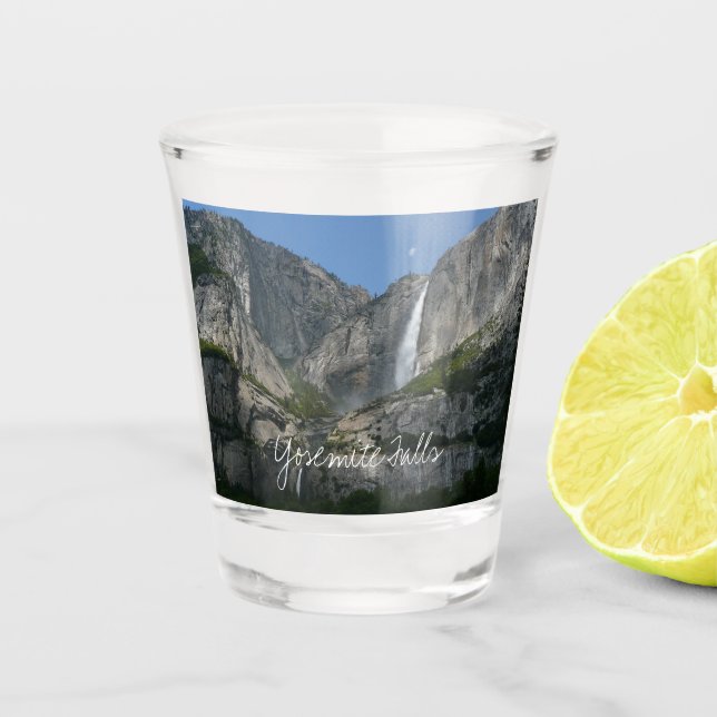 Yosemite Falls III from Yosemite National Park Shot Glass (Front)