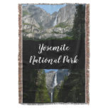 Yosemite Falls III from Yosemite National Park Throw Blanket