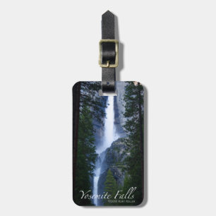 Yosemite Falls Nature Photography Luggage Tag