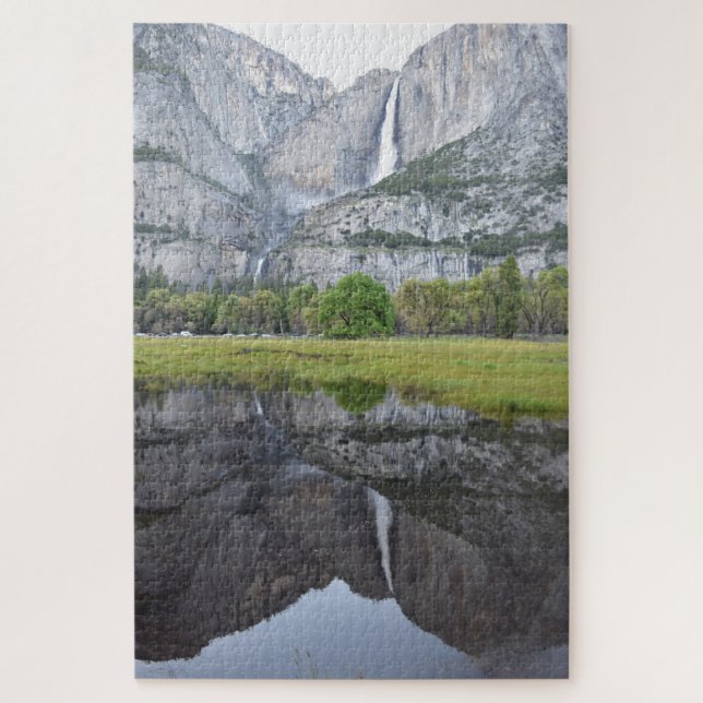 Yosemite Falls Reflection - 20x30 - 1014 pcs. Jigsaw Puzzle (Vertical)