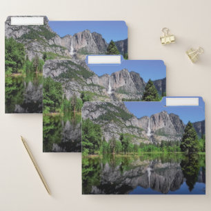 Yosemite Falls Reflection File Folder