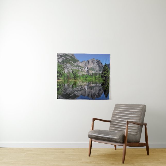 Yosemite Falls Reflection Tapestry (In Situ (Horizontal))