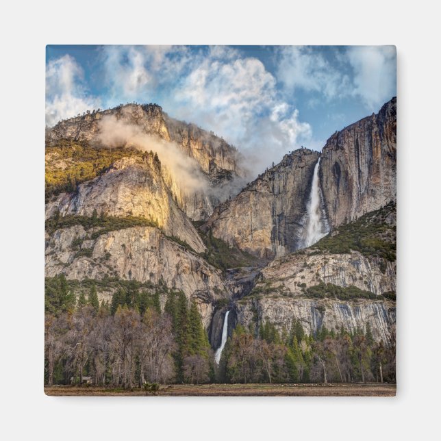 Yosemite Falls scenic, California Magnet (Front)