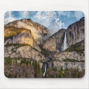 Yosemite Falls scenic, California Mouse Pad