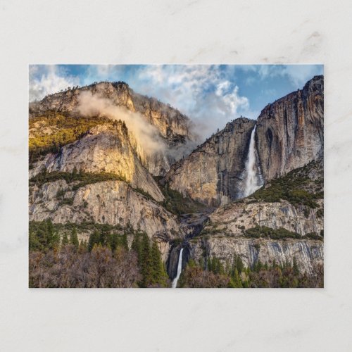 Yosemite Falls scenic California Postcard