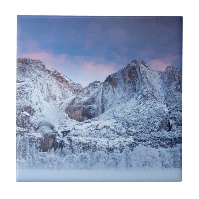 Yosemite Falls Sunrise Ceramic Tile (Front)