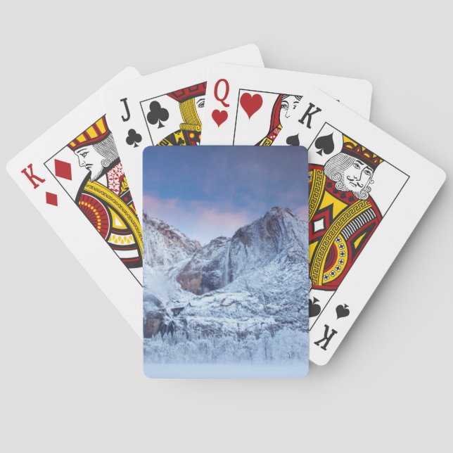 Yosemite Falls Sunrise Poker Cards (Back)