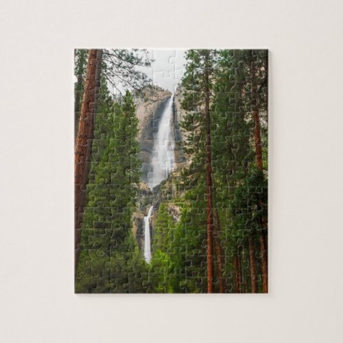 Yosemite Falls through the Forest Jigsaw Puzzle