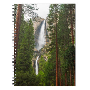 Yosemite Falls through the Forest Notebook