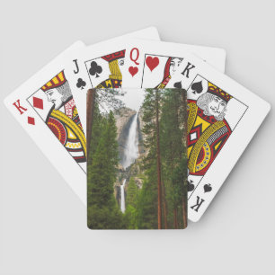 Yosemite Falls through the Forest Poker Cards