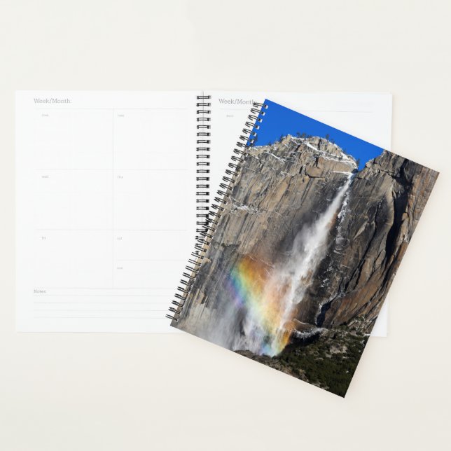 Yosemite Falls with Rainbow Planner (Display)