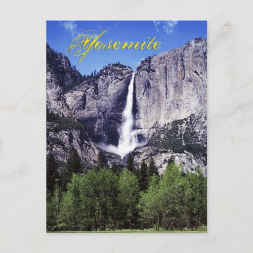 Yosemite Falls  Yosemite National Park CA Postcard