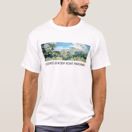 Yosemite Glacier Point Panorama T_Shirt