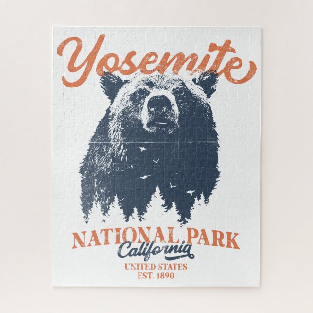Yosemite Grizzly Bear California National Park Jigsaw Puzzle (Vertical)