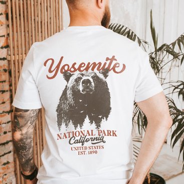 Yosemite Grizzly Bear California National Park T-Shirt
