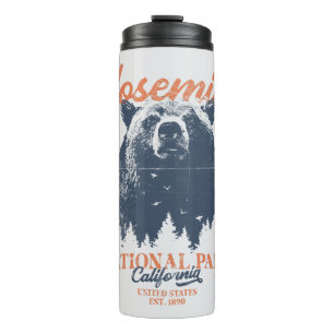 Yosemite Grizzly Bear California National Park Thermal Tumbler