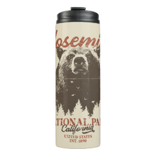 Yosemite Grizzly Bear California National Park Thermal Tumbler