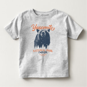 Yosemite Grizzly Bear California National Park Toddler T-shirt