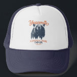 Yosemite Grizzly Bear California National Park Trucker Hat<br><div class="desc">Ready to embark on your next outdoor adventure? This Yosemite National Park t-shirt is a perfect choice. With a bold black bear and scenic forest landscape, this shirt will inspire you to explore and embrace nature. Unleash your inner explorer and don't miss out on this chance to bring the wilderness...</div>