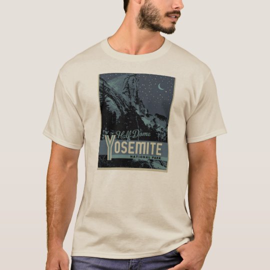 Yosemite Half Dome at Night Tee Shirt