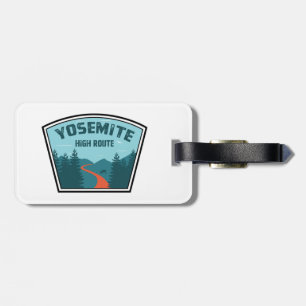 Yosemite High Route Luggage Tag
