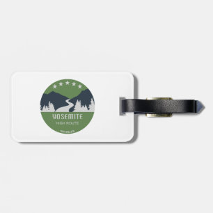 Yosemite High Route Luggage Tag