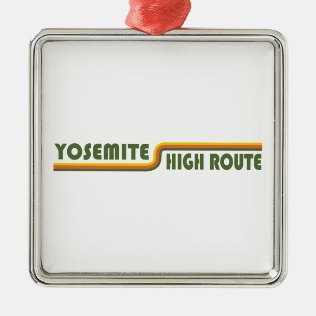 Yosemite High Route Metal Ornament (Front)