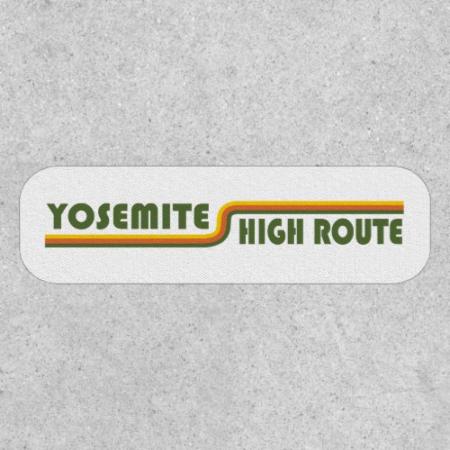 Yosemite High Route Patch