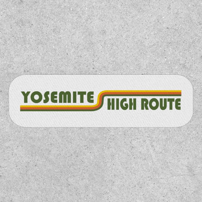 Yosemite High Route Patch (Front)