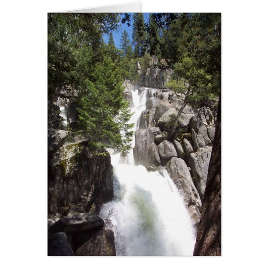 Yosemite in Springtime: Chilnualna Falls Cards (Front)