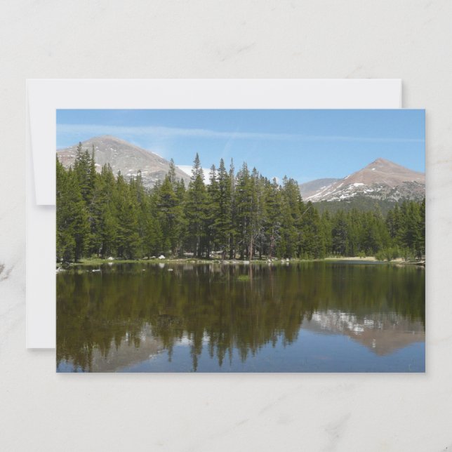 Yosemite Lake Reflection Card (Front)