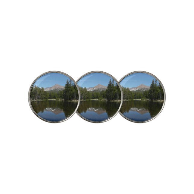 Yosemite Lake Reflection Golf Ball Marker (3 Up)