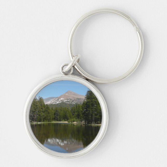 Yosemite Lake Reflection Keychain (Front)