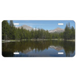 Yosemite Lake Reflection License Plate