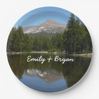 Yosemite Lake Reflection Paper Plates