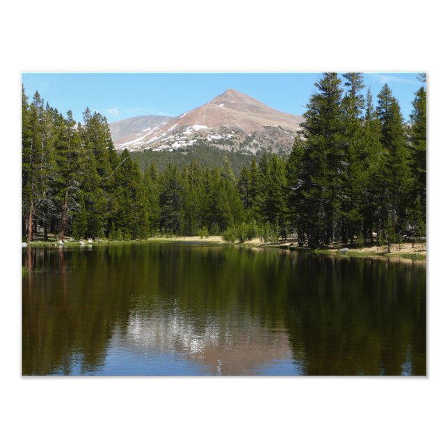Yosemite Lake Reflection Photo Print (Front)
