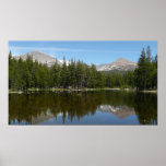 Yosemite Lake Reflection Poster