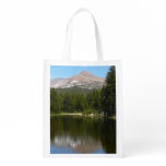 Yosemite Lake Reflection Reusable Grocery Bag