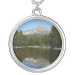 Yosemite Lake Reflection Silver Plated Necklace