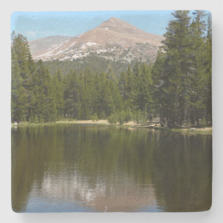 Yosemite Lake Reflection Stone Coaster