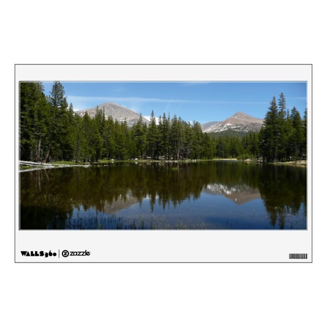Yosemite Lake Reflection Wall Sticker (Front)