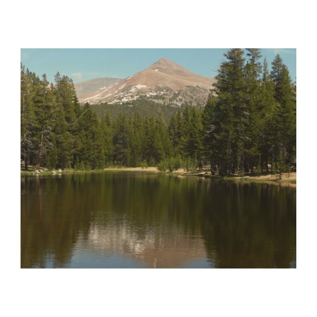 Yosemite Lake Reflection Wood Wall Decor (Front)