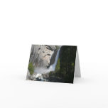 Yosemite Lower Falls at Lower Yosemite Falls Trail Card