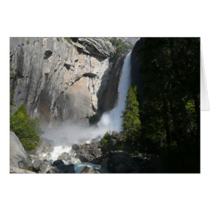Yosemite Lower Falls at Lower Yosemite Falls Trail Cards