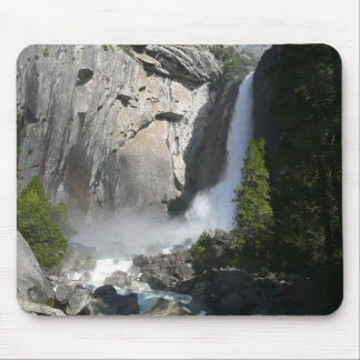 Yosemite Lower Falls at Lower Yosemite Falls Trail Mouse Pad
