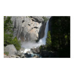 Yosemite Lower Falls at Lower Yosemite Falls Trail Poster